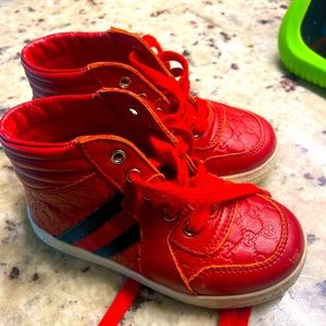 Gucci kids shoes size 23 5c